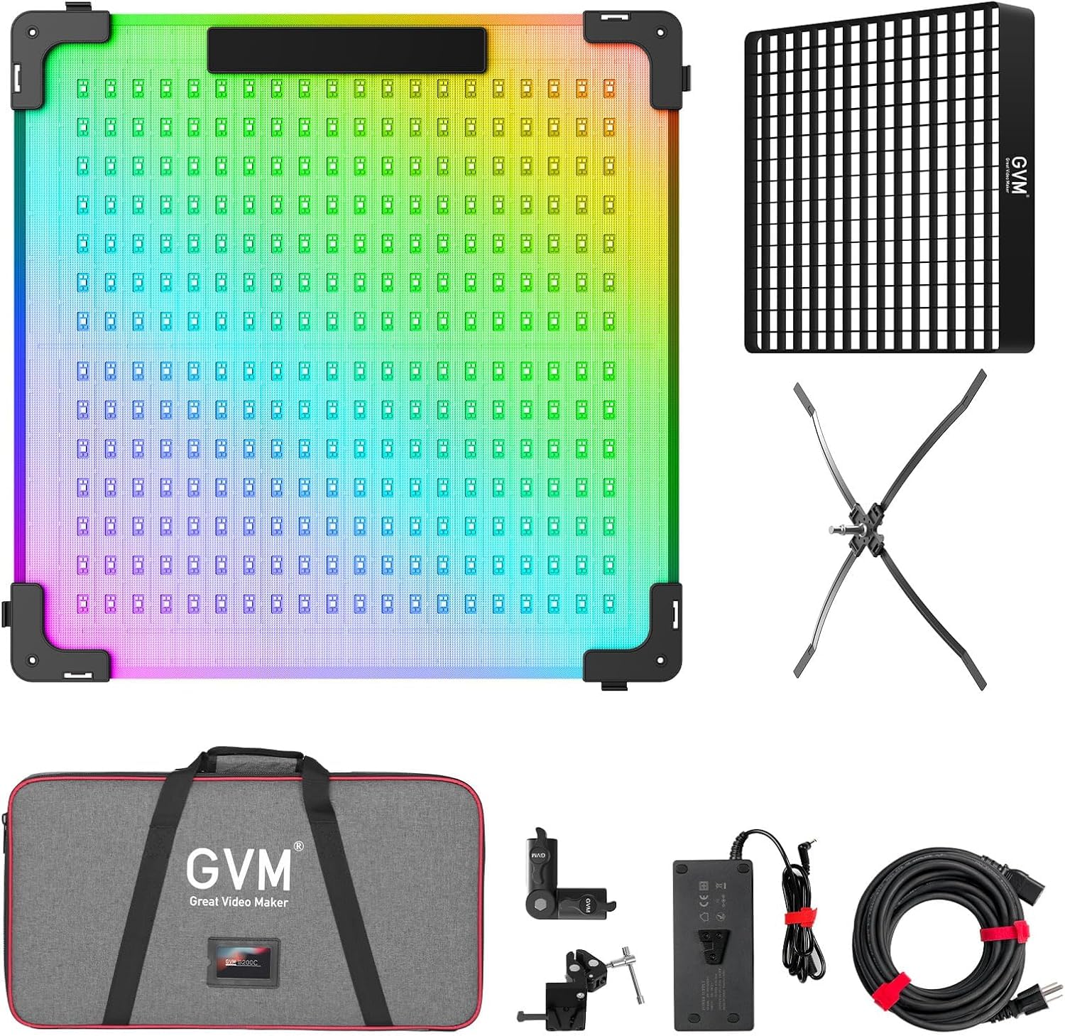 Amazon.com : GVM 200W Flexible Led Panel Light Mat with Bluetooth